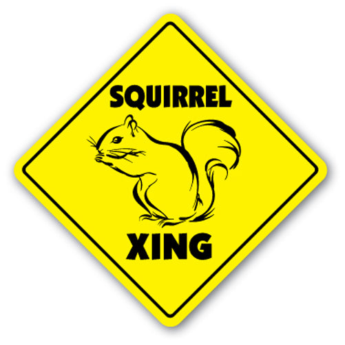 Squirrel Street Vinyl Decal Sticker