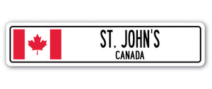 ST. JOHN'S, CANADA Street Sign