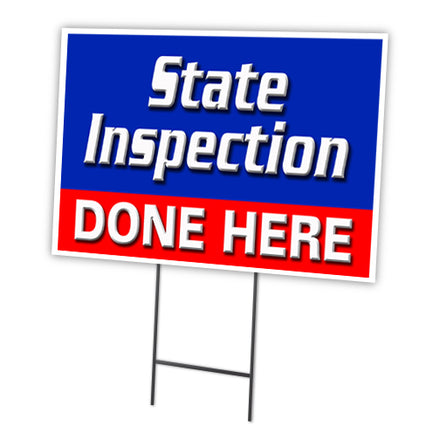 STATE INSPECTION DONE HERE