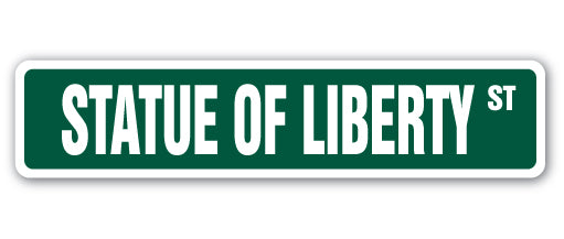 Statue Of Liberty Street Vinyl Decal Sticker