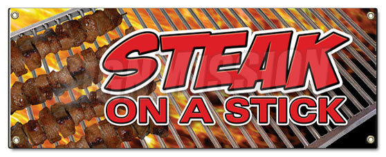 Steak On A Stick Banner