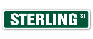 STERLING Street Sign