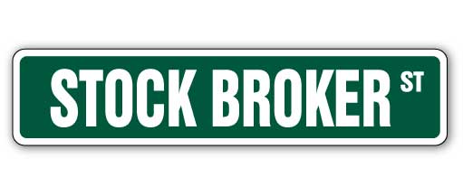 Stock Broker Street Vinyl Decal Sticker