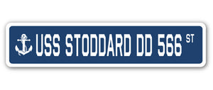 USS Stoddard Dd 566 Street Vinyl Decal Sticker