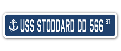 USS Stoddard Dd 566 Street Vinyl Decal Sticker