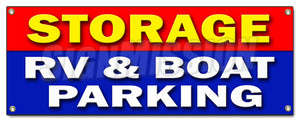 Storage Rv & Boat Parkin Banner