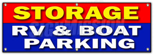 Storage Rv & Boat Parkin Banner