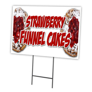 STRAWBERRY FUNNEL CAKES