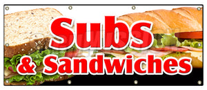 Subs & Sandwiches Banner