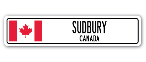 SUDBURY, CANADA Street Sign