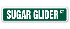 Sugar Glider Street Vinyl Decal Sticker