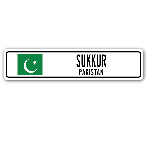 SUKKUR, PAKISTAN Street Sign