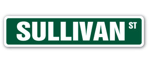 SULLIVAN Street Sign