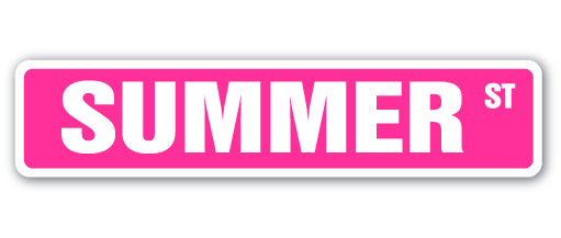 Summer Street Vinyl Decal Sticker