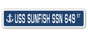 USS Sunfish Ssn 649 Street Vinyl Decal Sticker