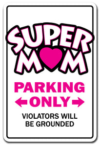 Super Mom Vinyl Decal Sticker