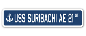 USS Suribachi Ae 21 Street Vinyl Decal Sticker