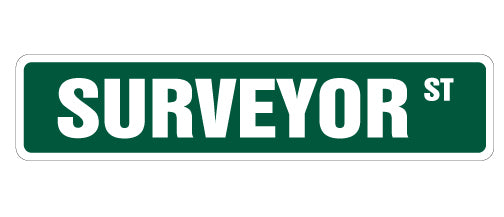 Surveyor Street Vinyl Decal Sticker