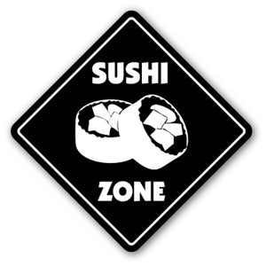 Sushi Zone Vinyl Decal Sticker