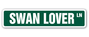 Swan Lover Street Vinyl Decal Sticker