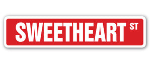 Sweetheart Street Vinyl Decal Sticker