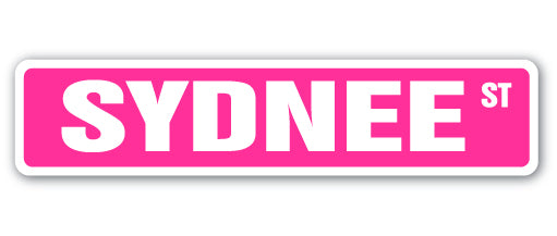 SYDNEE Street Sign