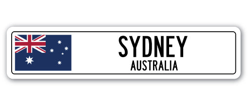 Sydney, Australia Street Vinyl Decal Sticker