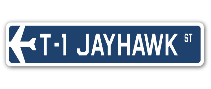 T-1 Jayhawk Street Sign