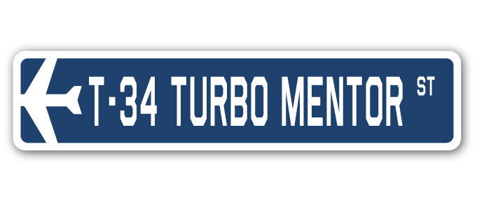 T-34 Turbo Mentor Street Vinyl Decal Sticker