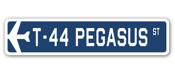 T-44 Pegasus Street Sign