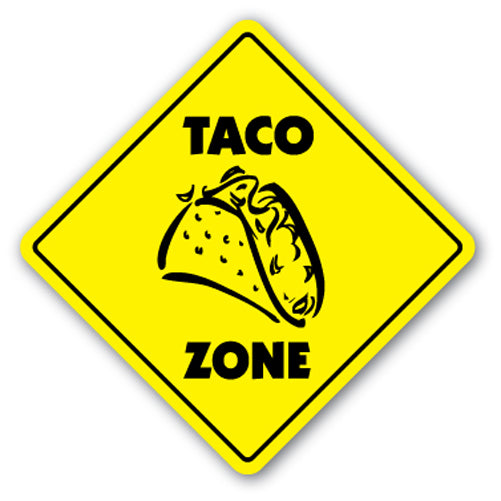 Taco Zone Vinyl Decal Sticker