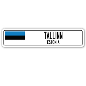 Tallinn, Estonia Street Vinyl Decal Sticker