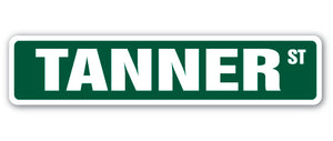 TANNER Street Sign