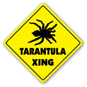 Tarantula Crossing Vinyl Decal Sticker