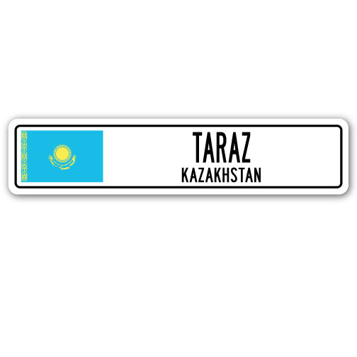 TARAZ, KAZAKHSTAN Street Sign