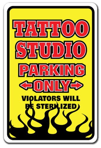 Tattoo Studio Vinyl Decal Sticker