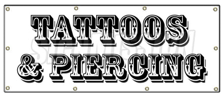 Tattoos & Piercing Banner