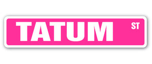 Tatum Street Vinyl Decal Sticker