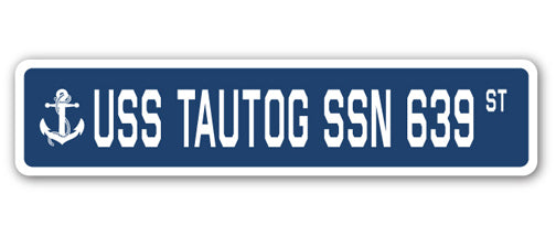 USS Tautog Ssn 639 Street Vinyl Decal Sticker