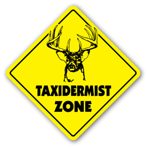 Taxidermist Zone Vinyl Decal Sticker