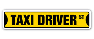 Taxi Driver Street Vinyl Decal Sticker