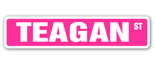 Teagan Street Vinyl Decal Sticker