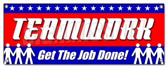 Teamwork Get The Job Don Banner