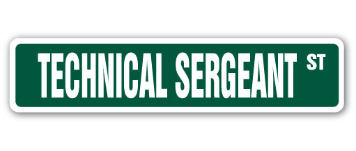 Technical Sergeant Street Vinyl Decal Sticker