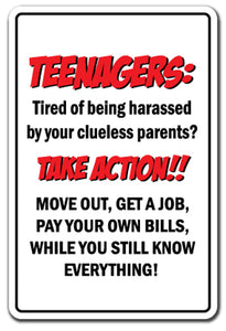 Teenagers Take Action Vinyl Decal Sticker