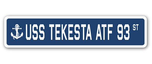 USS TEKESTA ATF 93 Street Sign