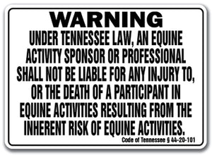 TENNESSEE Equine Sign