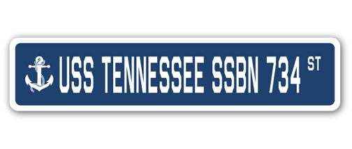 USS Tennessee Ssbn 734 Street Vinyl Decal Sticker
