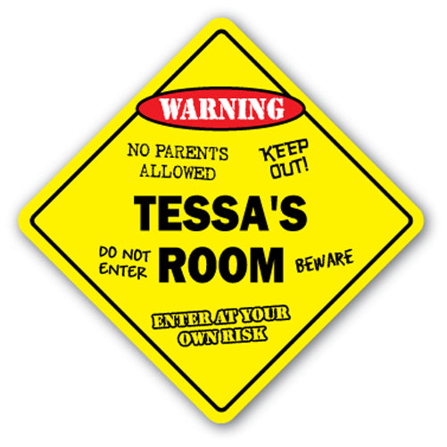 Tessa's Room Vinyl Decal Sticker