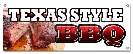Texas Style BBQ Banner
